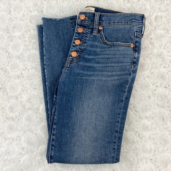 J.Crew | 9" Toothpick Exposed Button Fly Jeans - Picture 2 of 15